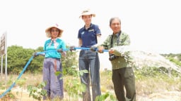 Hoa hậu Bảo Ngọc tham gia trồng rừng bảo vệ môi trường