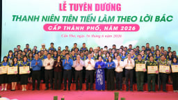 Tuổi trẻ Cần Thơ tỏa sáng tại Lễ tuyên dương Thanh niên tiên tiến làm theo lời Bác