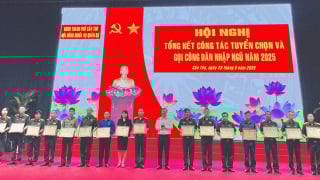 Thành phố Cần Thơ hoàn thành 100% chỉ tiêu tuyển quân năm 2025, hướng đến nâng cao chất lượng năm 2026