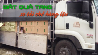 An Giang: Bắt giữ xe tải vận chuyển trên 3.500 lon nhớt không rõ nguồn gốc