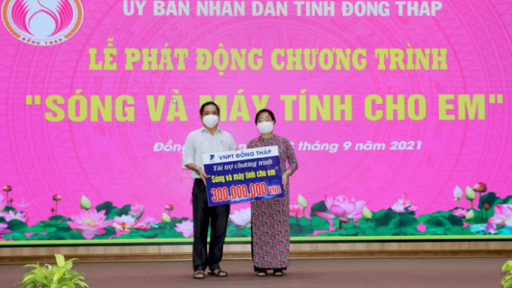 Đồng Tháp quan tâm hỗ trợ học sinh học trực tuyến