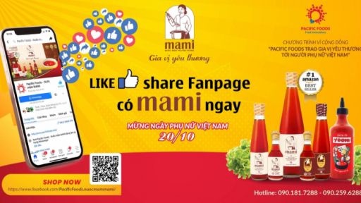 Pacific Foods tặng gia vị yêu thương cho người phụ nữ Việt Nam