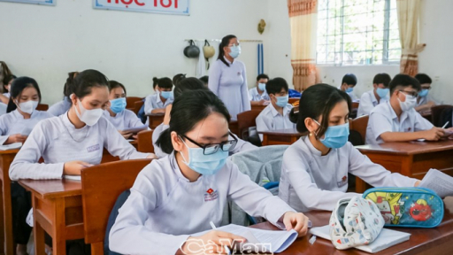 Cà Mau: Giáo dục phổ thông được tổ chức dạy học trực tiếp kèm các điều kiện phòng chống dịch