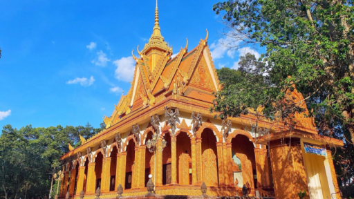 Chùa Hạnh Phúc Tăng - ngôi chùa độc đáo của đồng bào Khmer ở Vĩnh Long
