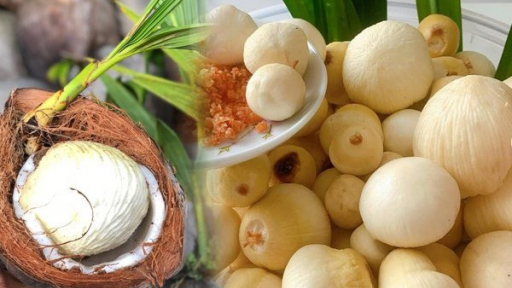 Mộng dừa - món ăn tuổi thơ đặc trưng của trẻ em miền Tây