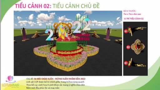 Đường hoa xuân Sa Đéc mở cửa đón khách từ ngày 27/1