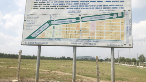 Long An: Dự án Khu dân cư Đức Hòa Đông đang “lách luật” để huy động vốn