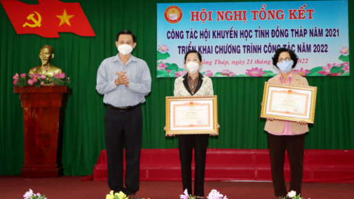 Đồng Tháp: Vận động hội viên khuyến học gương mẫu thực hiện “Công dân học tập”