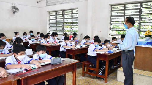 Long An: Trẻ mầm non và học sinh tiểu học trở lại trường học trực tiếp kể từ ngày 14/2