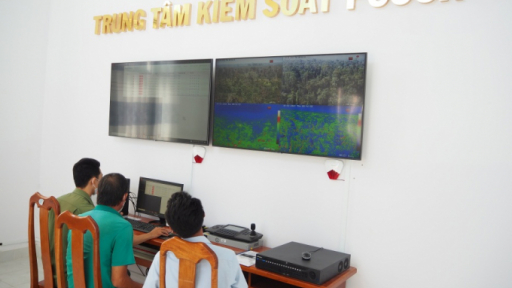 Vườn Quốc gia U Minh Hạ Cà Mau lắp đặt thử nghiệm camera quan sát lửa rừng