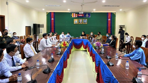 Cà Mau thăm, chúc Tết Chol Chnam Thmay tại tỉnh Koh Kong, Vương quốc Campuchia