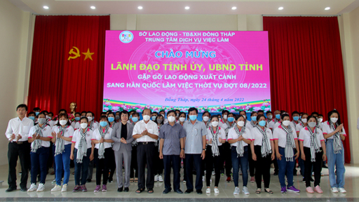 Đồng Tháp: Gặp gỡ lao động chuẩn bị xuất cảnh sang Hàn Quốc làm việc thời vụ