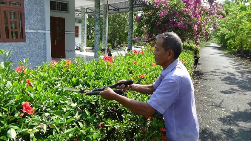 Chú Hữu Thành Dự - Người có uy tín trong đồng bào dân tộc Khmer