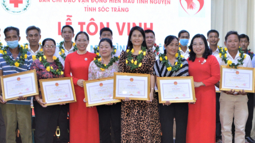 Sóc Trăng: Cô giáo 24 lần hiến máu tình nguyện