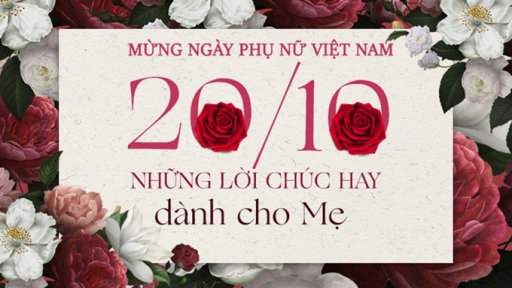 Lời chúc 20/10 hay và ý nghĩa nhất dành cho phái đẹp