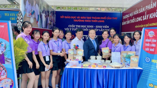 Học sinh Cần Thơ đạt giải 3 tại Ngày hội khởi nghiệp quốc gia của học sinh, sinh viên năm 2023