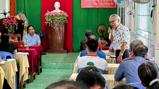 Cần Thơ: Lãnh đạo phường Hưng Lợi họp với người dân và chủ hộ kinh doanh tại tuyến Phố đêm Lê Bình