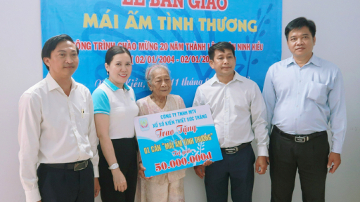 Hội LHPN Quận Ninh Kiều: Chung tay mang “Mái ấm tình thương” trao tặng hội viên khó khăn về nhà ở