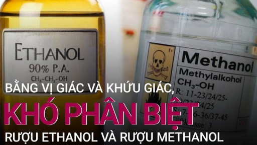 Báo động sức khỏe với chất cồn công nghiệp methanol có trong rượu trắng
