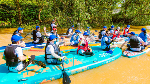 Chèo SUP lên ngôi, phong cảnh sông nước hữu tình Tây Đô được giới thiệu đến du khách thập phương