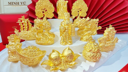 Những sản phẩm vàng độc đáo được tung ra nhân Ngày vía Thần Tài 2024 tại Minh Vũ Jewelry