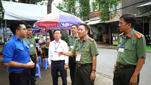 Lực lượng Công an Cần Thơ bảo đảm an toàn kỳ thi tốt nghiệp THPT năm 2024