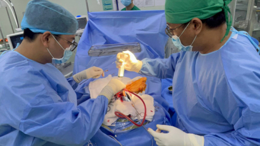 Bé gái bị kéo đâm xuyên sọ khi đang chơi đùa