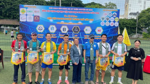 Hiệp hội Doanh nghiệp Cần Thơ tổ chức Giải bóng đá thiện nguyện hè 2024
