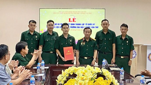 Hội cựu chiến binh Trường Đại học Y dược Cần Thơ ra mắt 3 đơn vị trực thuộc