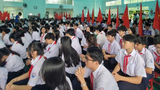 Kiên Giang: Năm học mới tại trường THCS & THPT Võ Văn Kiệt