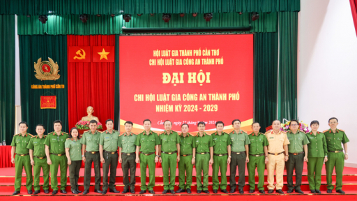Đại hội Chi hội Luật gia Công an thành phố Cần Thơ nhiệm kỳ 2024 - 2029