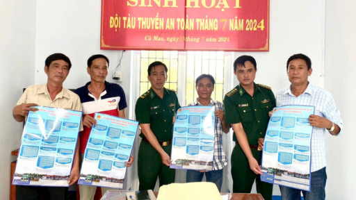 Cà Mau: Đồn biên phòng Khánh Tiến đẩy mạnh chống khai thác IUU