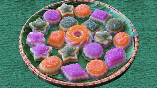 Độc đáo bánh bò da lợn