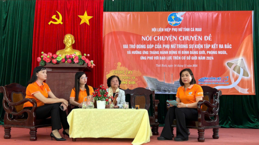 Vai trò đóng góp của phụ nữ trong chuyến tàu tập kết ra Bắc ở Cà Mau