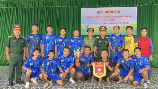 Cần Thơ: Giải bóng đá chào mừng 80 năm Ngày thành lập Quân đội nhân dân Việt Nam