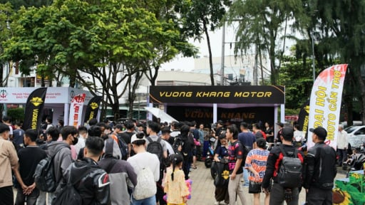 Sức hút mạnh mẽ từ Vương Khang Motor tại Đại hội mô tô Cần Thơ 2024