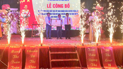 Thị trấn ven biển Sóc Trăng đạt chuẩn 