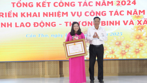 Chủ tịch nước tặng thưởng Huân chương lao động hạng 3 cho Giám đốc Sở LĐTBXH TP Cần Thơ