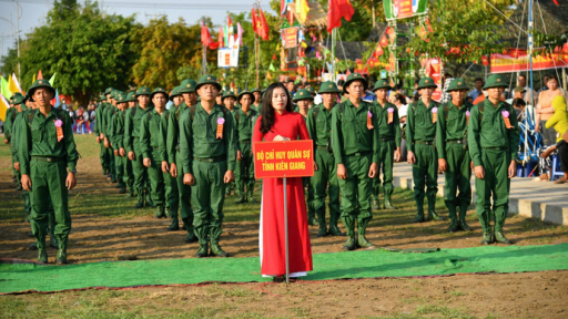 Kiên Giang hoàn thành giao nhận quân năm 2025