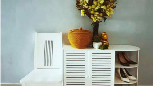 Tủ giày đa năng có kệ IG358 phong cách lịch lãm - Trắng