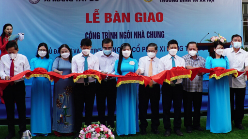 Xi măng Tây Đô bàn giao Ngôi Nhà chung gần 6 tỉ đồng cho trẻ nhiễm dioxin