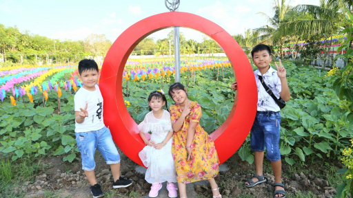 Khu du lịch Thiên Đường Hoa - Đà Lạt thu nhỏ giữa lòng Cần Thơ
