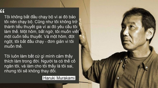 15 câu nói truyền cảm hứng về chạy bộ của nhà văn Murakami