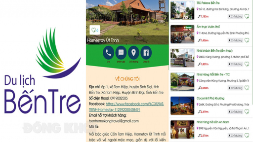 Ra mắt ứng dụng “Ben Tre Tourism”