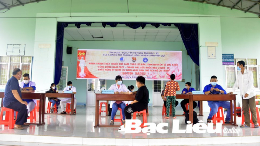 Bạc Liêu: Khám bệnh và cấp phát thuốc miễn phí cho người nghèo