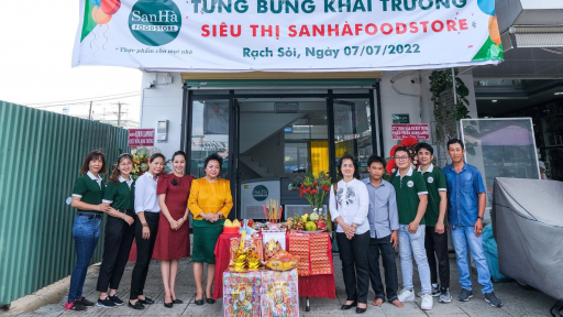 Công ty San Hà ra mắt siêu thị thực phẩm tại Kiên Giang