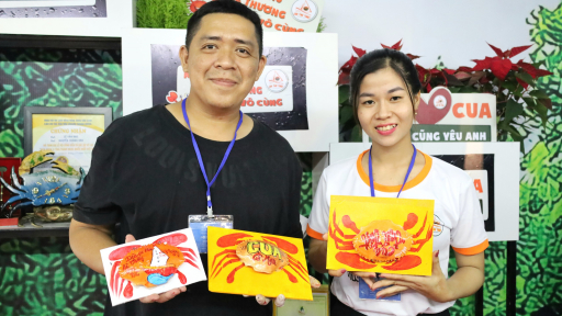 Video: Độc đáo biến mai cua biển thành tác phẩm nghệ thuật