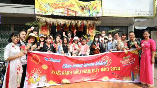 Vietravel Cần Thơ xuất hành chuyến du lịch đầu năm 2023