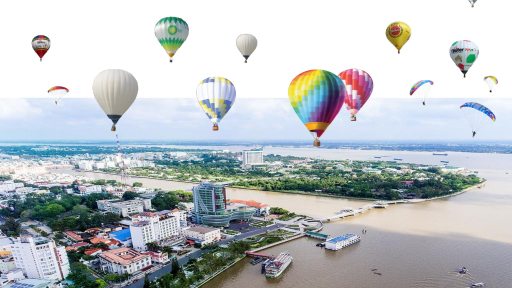 Lễ hội khinh khí cầu - Người dân Cần Thơ và du khách được tham quan, trải nghiệm miễn phí