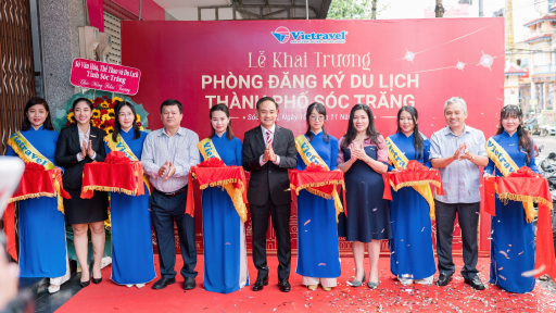 Công ty Du lịch Vietravel khai trương Phòng Đăng ký Du lịch Vietravel Sóc Trăng
